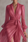 ZJASXMS Elegant Deep V Neck Long Sleeve Maxi Dress with High Slit Dresses elegant-deep-v-neck-hollow-party-dresses-woman-new-spring-wrap-tie-waist-high-slit-long-dress-femme-solid-long-sleeve-maxi-dress
