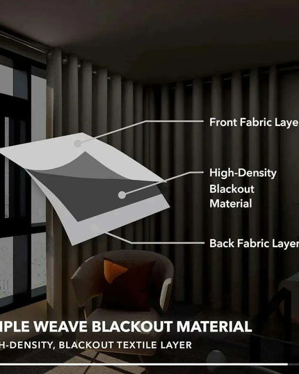 Elegant 15ft x 9ft Thermal Room Divider Curtain for Stylish Spaces