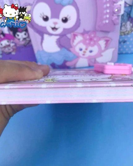 Delightful Sanrio Creative Notebook Set with Secret Code Lock & Inspiring Stationery Kit for Young Innovators
