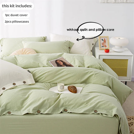 3pcs 100% cotton bedding set Double Duvet Cover Set 220x240 Solid Twist Cotton King Size Bedding Set Quilt Cover Set 3pcs-100-cotton-bedding-set-double-duvet-cover-set-220x240-solid-twist-cotton-king-size-bedding-set-quilt-cover-set
