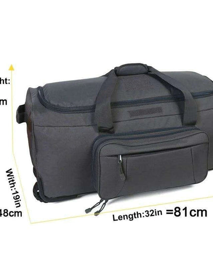 Premium Heavy-Duty Wheeled Tactical Duffel Bag for Adventurers and Travelers