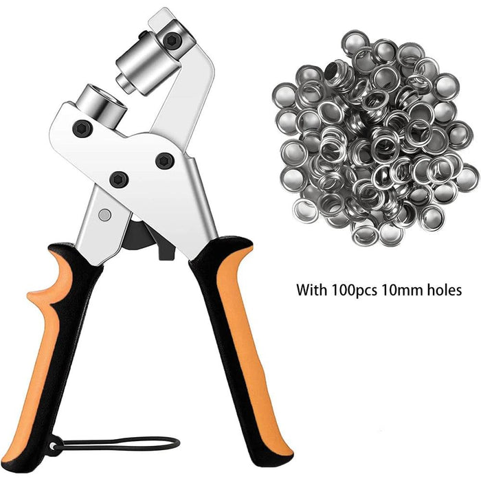 Versatile Eyelet Fastening Kit - Ergonomically Designed for Multiple Uses