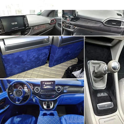 Bluerose Self-Adhesive Suede Microfiber Plush Fabric for Car & Crafts