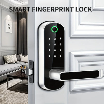 Smart Fingerprint Door Lock App Remote Control Keyless WIFI Digital To