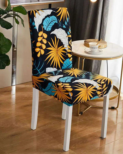 Elegant Bohemian Paisley Mandala Stretch Chair Slipcovers for Dining and Banquets