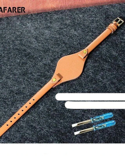 Elegant Cowhide Leather Watch Straps with Rose Steel Buckle - A Luxurious Women's Accessory