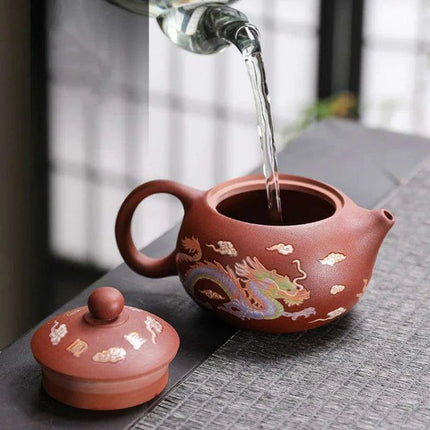 Artisan Authentic Teapot with Magical Color-Changing Infuser - Elevate Your Tea Ritual