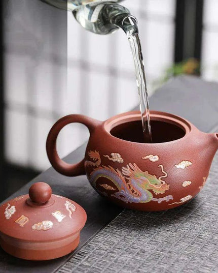 Artisan Authentic Teapot with Magical Color-Changing Infuser - Elevate Your Tea Ritual
