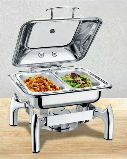 Sophisticated Hydraulic Stainless Steel Catering Chafing Dish Set for Upscale Events