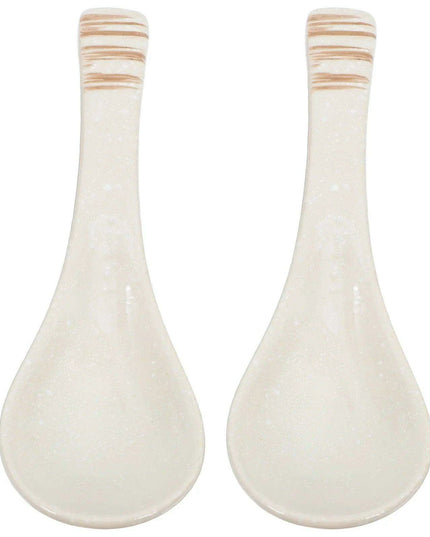 Elegant Japanese Ceramic Spoon for Ramen and Dumplings - A Touch of Sophistication for Every Meal