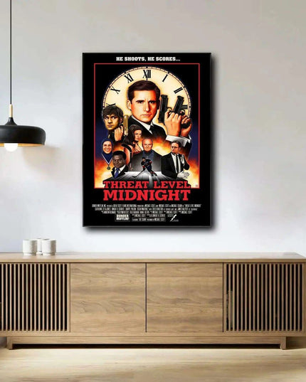 Threat Level Midnight Canvas Artwork - Unique Home Decor for Modern Living Spaces