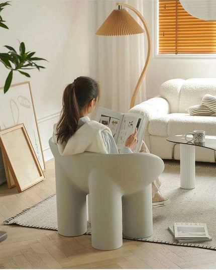 Chic Nordic Roly Poly Lounge Chair for Stylish Comfort