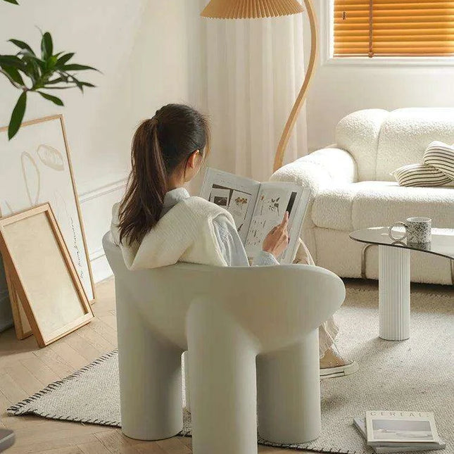Chic Nordic Roly Poly Lounge Chair for Stylish Comfort