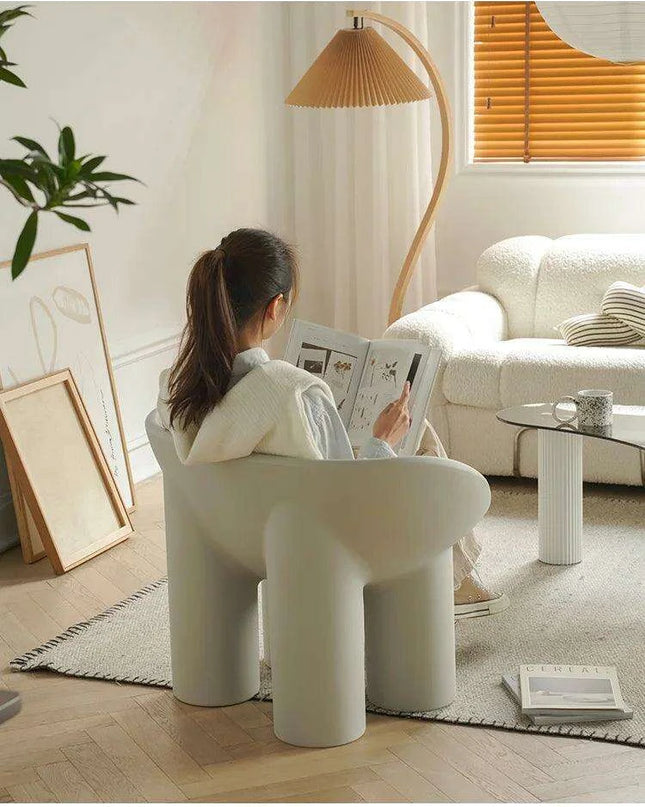 Chic Nordic Roly Poly Lounge Chair for Stylish Comfort