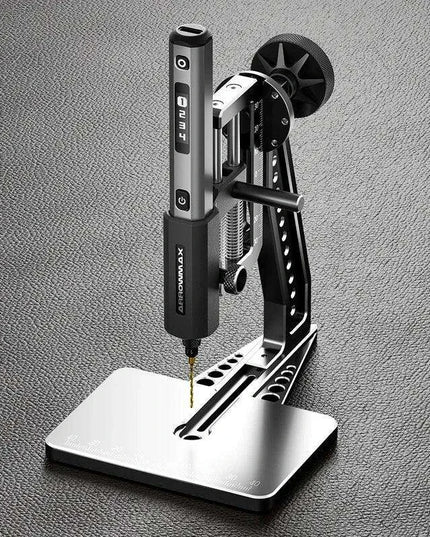 Ultimate Electric Mini Drill and Benchtop Press Set for Precision Crafting - ARROWMAX SDS Ultra Pro