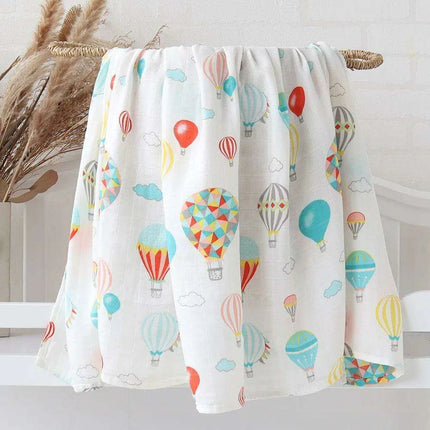 Luxuriously Soft Organic Bamboo Cotton Swaddle Blanket for Infants