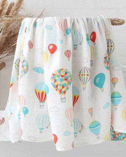 Luxuriously Soft Organic Bamboo Cotton Swaddle Blanket for Infants