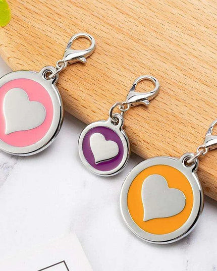 Personalized Love-Inspired Pet ID Tag for Your Furry Friend