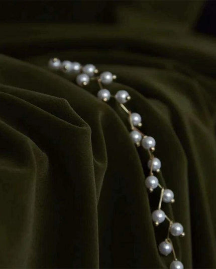 Olive Green Herringbone Luxe Blackout Drapes for Elegant Homes