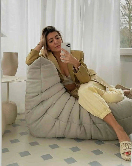 Caterpillar Luxe Cozy Retreat Sofa: Your Perfect Single Seater