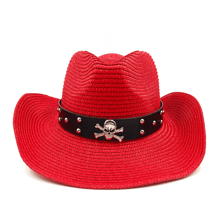Vintage-Inspired Thick Straw Cowboy Hat