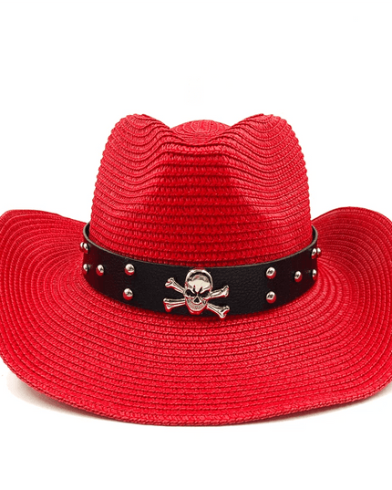 Vintage-Inspired Thick Straw Cowboy Hat