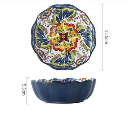 Nordic Vintage Elegance Ceramic Dining Set - Enrich Your Table with Timeless Beauty