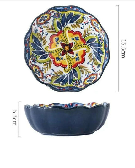 Nordic Vintage Elegance Ceramic Dining Set - Enrich Your Table with Timeless Beauty