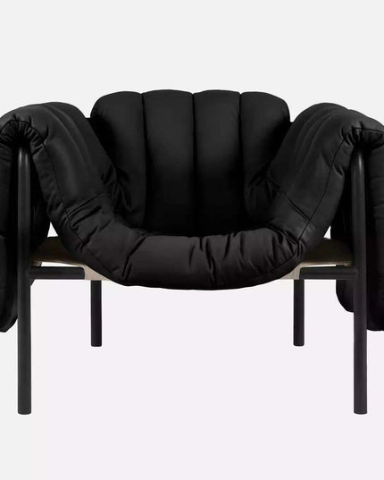 Alien Luxe PU Leather Nordic Lounge Chair: Exquisite Comfort Armchair
