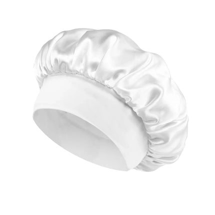 Women Satin Bonnet Hair Bonnet for Sleeping Hair Care Silk Bonnets Solid Wide-brimmed Sleeping Hat with Elastic Soft Band women-satin-bonnet-hair-bonnet-for-sleeping-hair-care-silk-bonnets-solid-wide-brimmed-sleeping-hat-with-elastic-soft-band