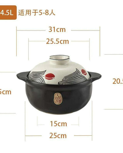 Authentic Japanese Clay Cookware Set for Exquisite Home Cooking