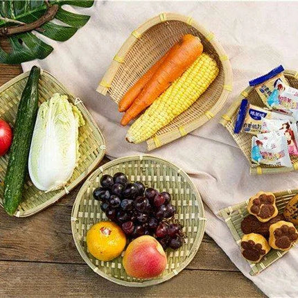 Sophisticated Bamboo Sushi and Sashimi Serving Set with Decorative Accents