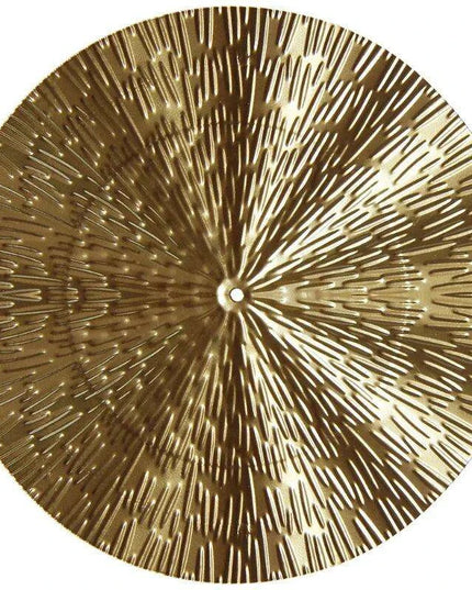 Luxurious Golden Aura Metal Wall Art for Chic Home Decor