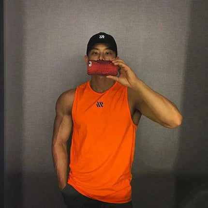 Men's Summer Tactical Mesh Sleeveless Training Vest - Breathable Gym Sports T-shirt for Running and Muscle Workouts