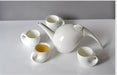 Elegant Bone China Tea Pot & Cup Set | Water Drop Shape | 5-Piece Set