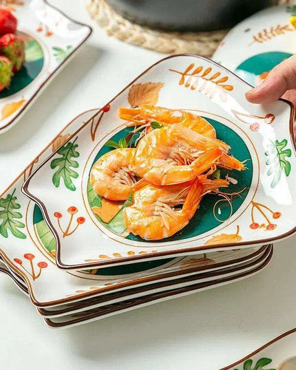 Whimsical Japanese Cartoon 9-Piece Dining Set: Transform Your Meals into Artistic Experiences