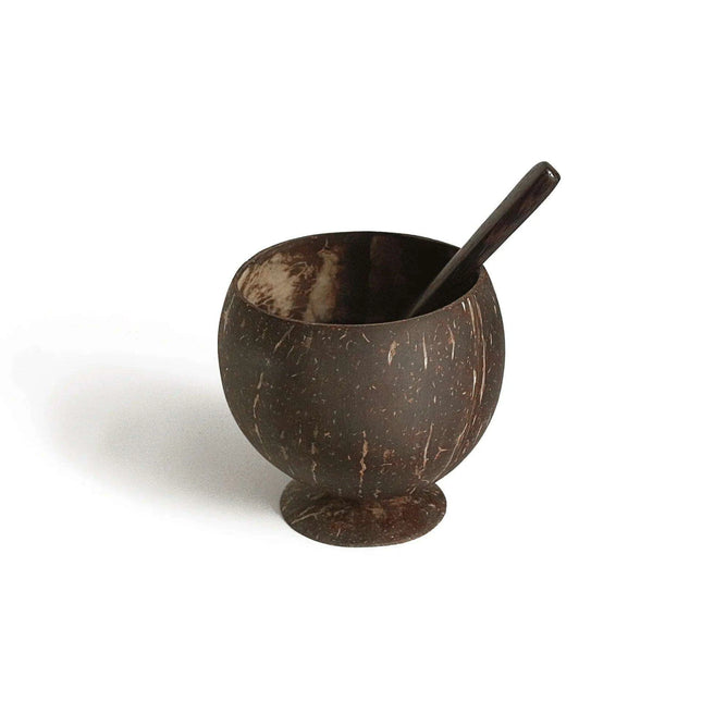 Sustainable Elegance: Handmade Coconut Shell Utensil Set for a Stylish Kitchen Experience