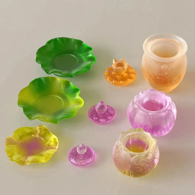 Lotus Flower Silicone Mould — Candles, Plaster Pots & Aromatherapy DIY | Très Elite