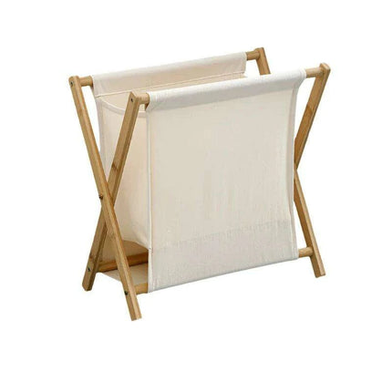 Eco-Friendly Bamboo Foldable Laundry Hamper - Stylish and Space-Saving Storage Solution