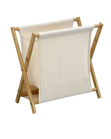 Eco-Friendly Bamboo Foldable Laundry Hamper - Stylish and Space-Saving Storage Solution