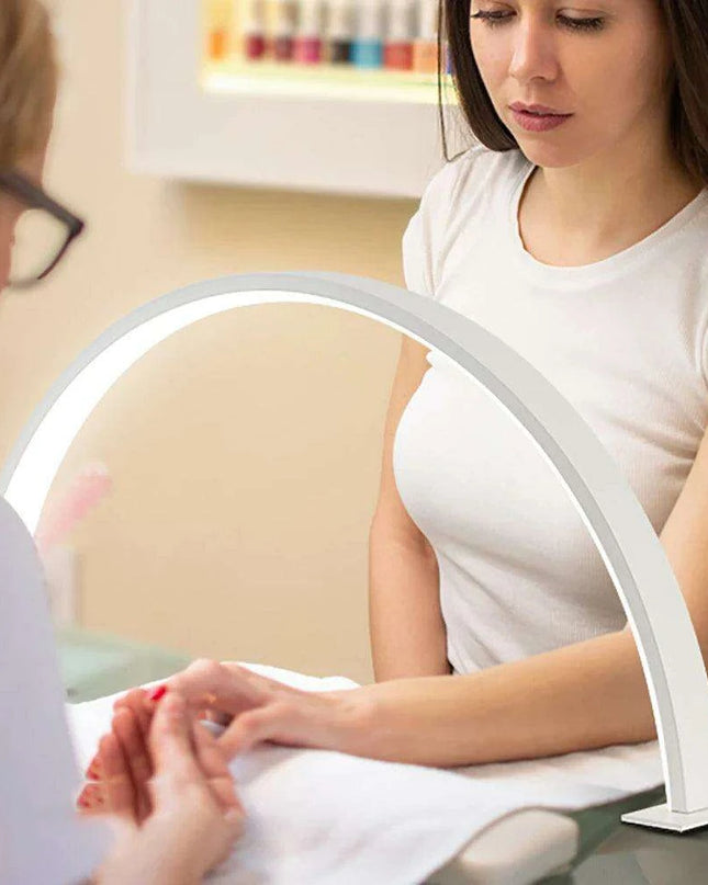 U-Shaped LED Nail Salon Lamp for Enhanced Beauty and Eye Comfort