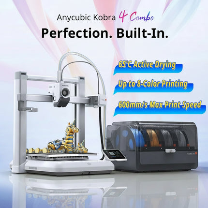 3D Printer — 600mm/s, FDM, Up to 4-Colour Printing