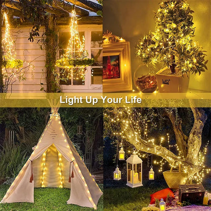 Shop1102743347 32M Solar LED Fairy String Lights - Waterproof & Twinkl