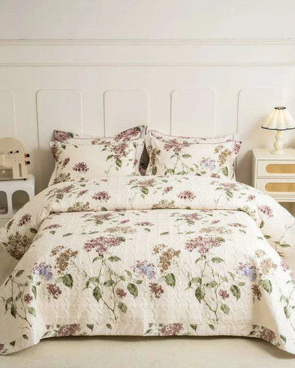 Chic 100% Cotton Plaid Coverlet Set for Double Beds - Multi-Functional Bedspread