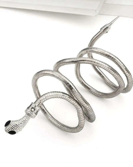 Edgy Bendy Snake Jewelry Set - Punk Chic for Everyone