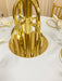 Golden Elegance Wedding Flower Vase Set with Arch Tree Stand: Create Memorable Event Decor