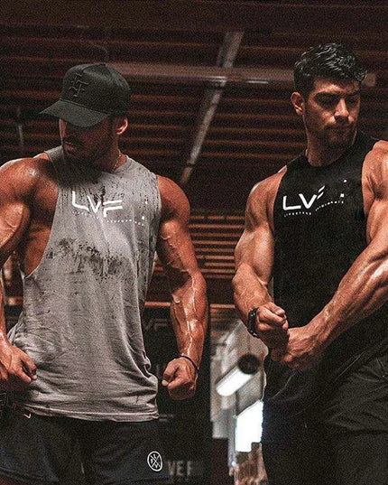 Men's Active Summer Sleeveless Training Tank - Quick-Dry Gym Vest for Bodybuilding and Fitness