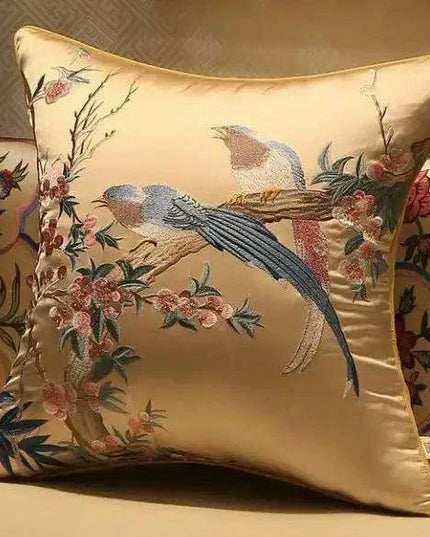 45x45/50x35cm Chinese Traditional Embroidered Bird Cushion Cover