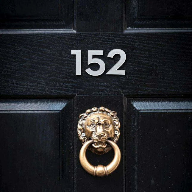 Stylish 3-Inch Self-Adhesive Acrylic Address Numbers – Choose from Timeless Black, Sleek Silver, or Opulent Gold