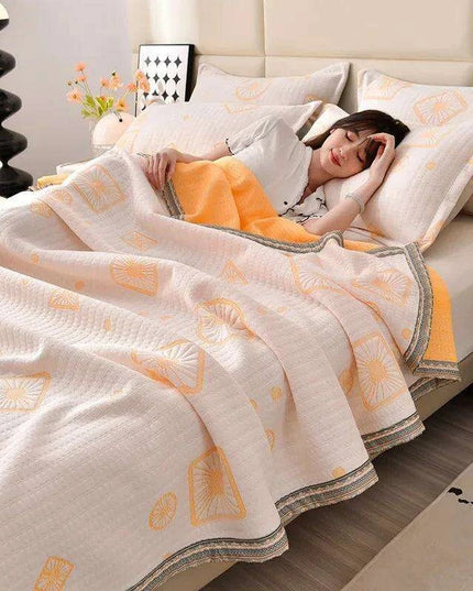 Elegant Summer Jacquard Airable Duvet Blanket